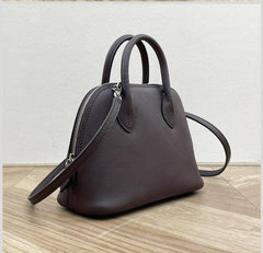 Mini Emma Luxurious Two-way Premium Italian Leather Bag | Handcrafted Full-grain Eve Calf Leather Shoulder Bag