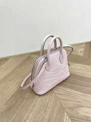 Mini Emma Luxurious Two-way Premium Italian Leather Bag | Handcrafted Full-grain Eve Calf Leather Shoulder Bag