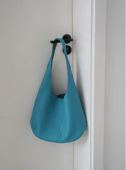 Essentials Genuine Leather Slouch Hobo Bag, Must-have Fashion Designer Bucket Tote Bag