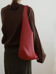 Essentials Genuine Leather Slouch Hobo Bag, Must-have Fashion Designer Bucket Tote Bag
