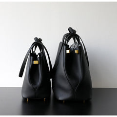 Everyday Essential Cowhide Leather Tote, Soft Full Grain Cowhide Shoulder Bag for Work & Travel