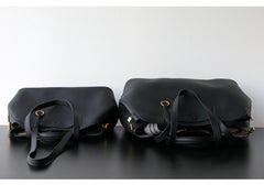 Everyday Essential Cowhide Leather Tote, Soft Full Grain Cowhide Shoulder Bag for Work & Travel