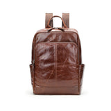Full Grain Leather Backpack for Men | Vintage Handcrafted Cow hide Business Bag | Large Laptop Commuter Backpack
