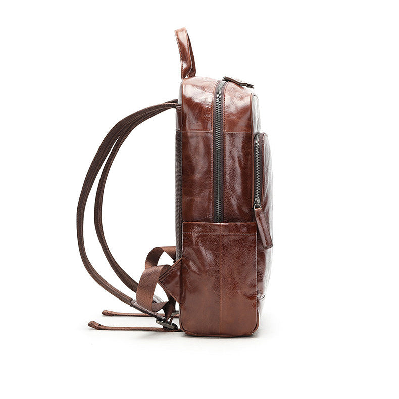 Full Grain Leather Backpack for Men | Vintage Handcrafted Cow hide Business Bag | Large Laptop Commuter Backpack