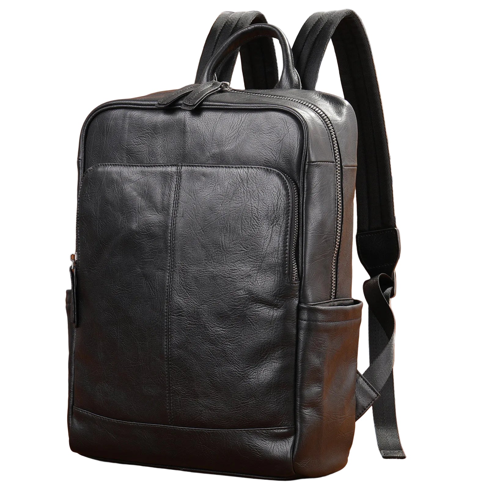 Full Grain Leather Backpack for Men | Vintage Handcrafted Cow hide Business Bag | Large Laptop Commuter Backpack
