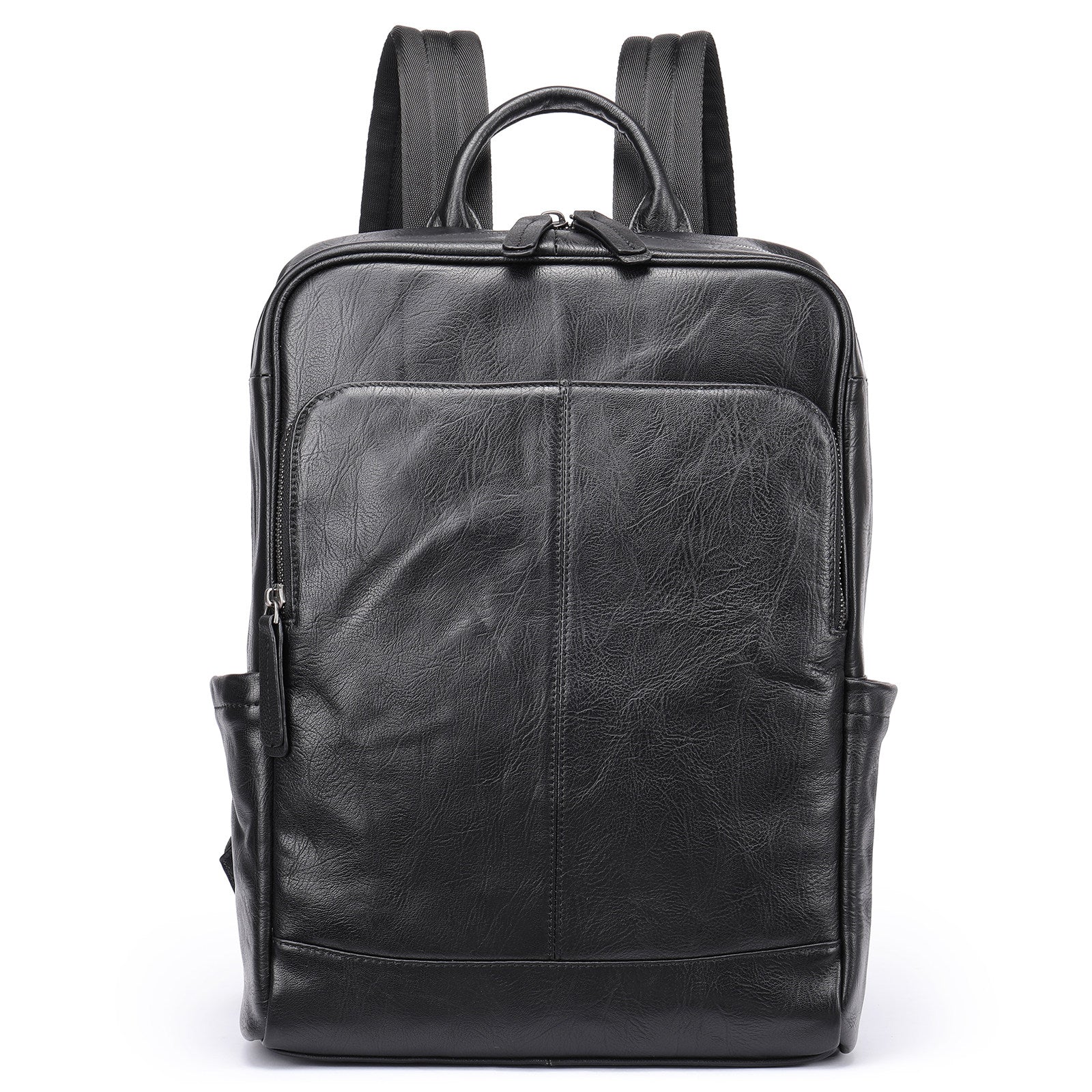Full Grain Leather Backpack for Men | Vintage Handcrafted Cow hide Business Bag | Large Laptop Commuter Backpack