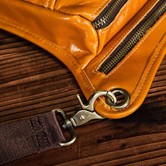Full Grain Leather Leg Bag Foraging Pouch Leather Motorcycle Waist Bag, Male Knight Bull Head Bag, Crazy Horse Leather Bag for Men Women