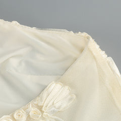 Halter Floral Embroidered Bridal Gown Maxi Dress, Backless Long Evening Dress for Weddings, Formal Events