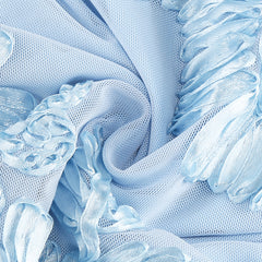 Halter Floral Embroidered Bridal Gown Maxi Dress, Backless Long Evening Dress for Weddings, Formal Events