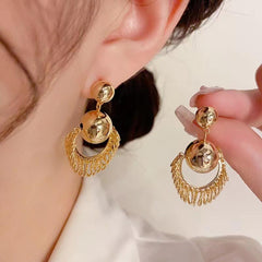 Bohemian Sterling Silver Dreamcatcher Tassel Earrings