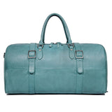 Handcrafted Full Grain Leather Duffle, Chic Leather Boston Weekender Travel Women Bag, Leather Luggage Carry on Baggage, Gym Bag, Men Leather Bag Alexel Crafts