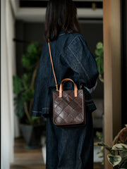 Handcrafted Italy Cowhide Leather Handbag, Leather Shoulder Bag, Leather Crossbody Bag, Christmas Gift