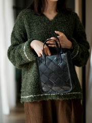 Handcrafted Italy Cowhide Leather Handbag, Leather Shoulder Bag, Leather Crossbody Bag, Christmas Gift