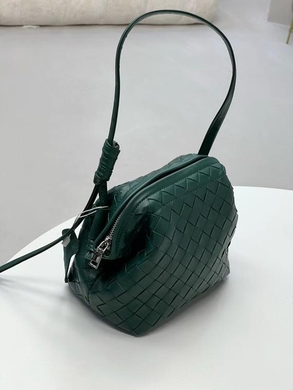 Handcrafted Premium Lambskin Leather Intrecciato Crossbody Bag, Luxury Woven Small Purse