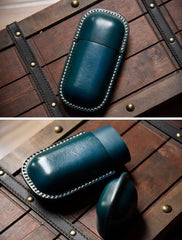 Handmade Leather Glasses Case, Glass Display Case, Vintage Hard Shell Eyewear Storage for Men & Women | Sunglasses, Prescription Glasses