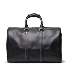 Handmade Full Grain Leather Duffle Bag, Cowhide Large Vacation Travel Bag, Classic Travel Holdall, Lightweight Cabin Luggage, Best Men Gift