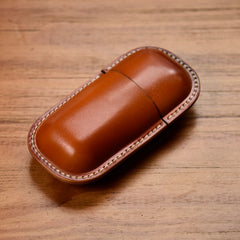 Handmade Leather Glasses Case, Glass Display Case, Vintage Hard Shell Eyewear Storage for Men & Women | Sunglasses, Prescription Glasses