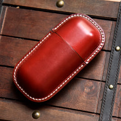 Handmade Leather Glasses Case, Glass Display Case, Vintage Hard Shell Eyewear Storage for Men & Women | Sunglasses, Prescription Glasses