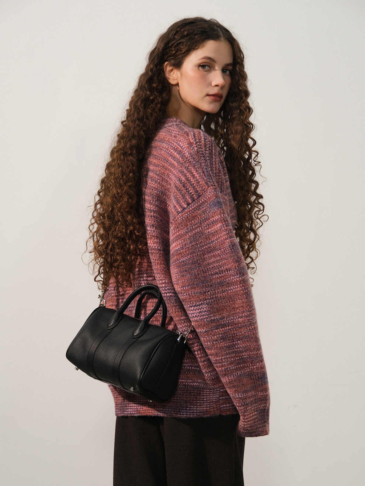 Handmade Top Grain Cowhide Leather Boston Bag | Crossbody & Satchel