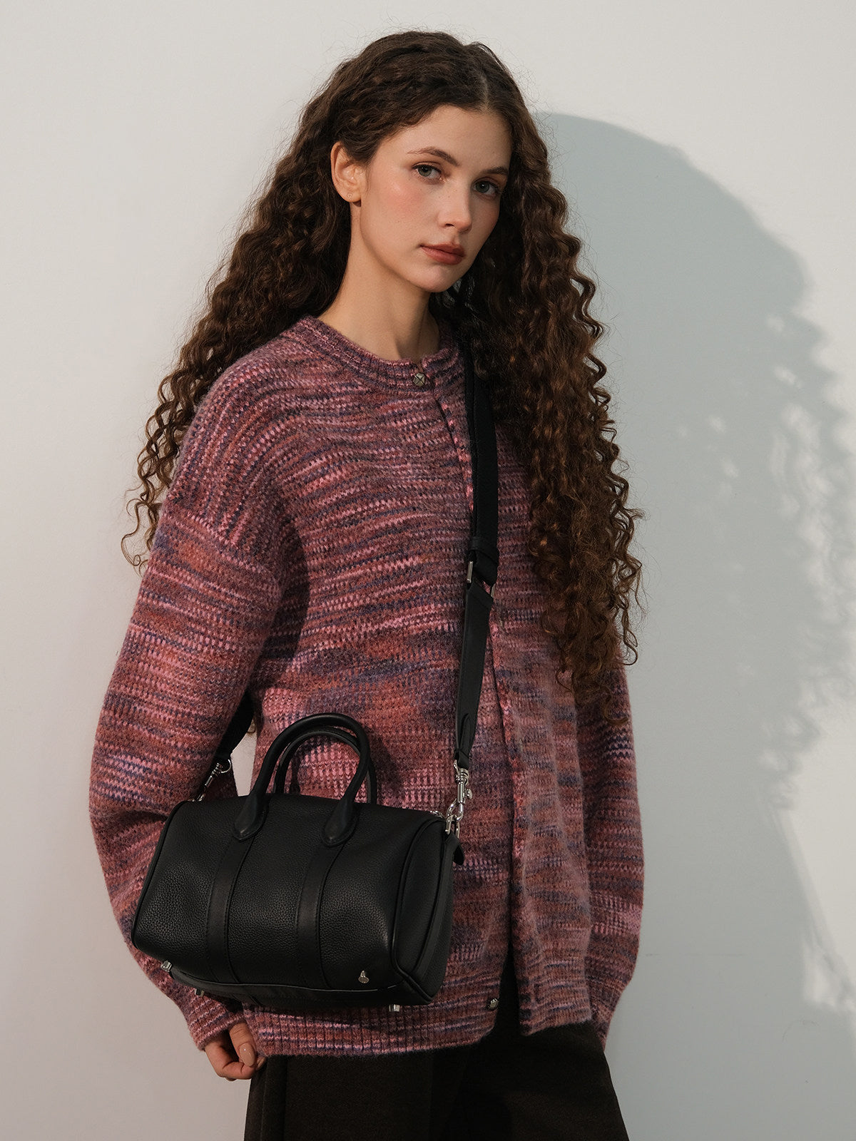 Handmade Top Grain Cowhide Leather Boston Bag | Crossbody & Satchel