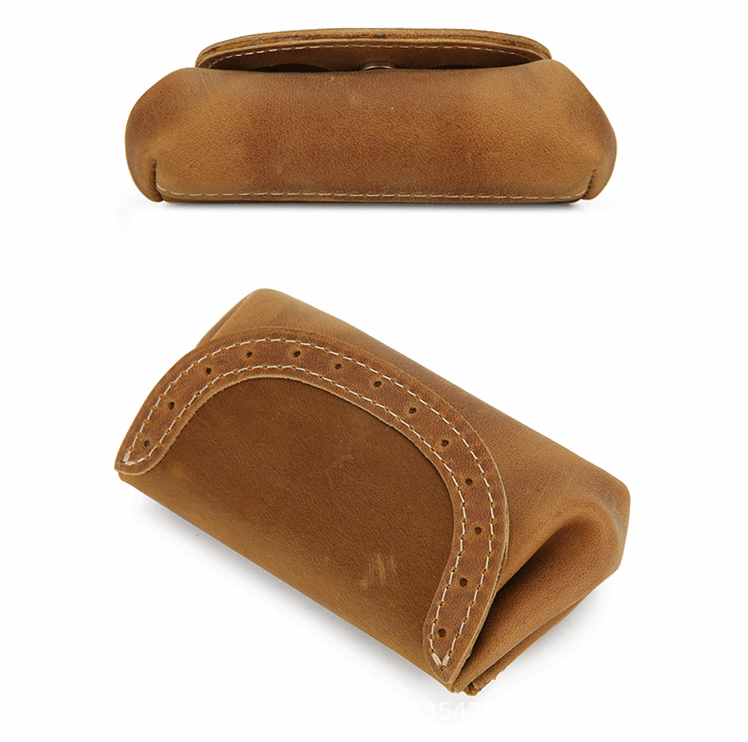 Handmade leather wallet | Full Grain Leather Vintage Purse | Short Wallet small vintage card wallet Coin Pouch for women Handmade