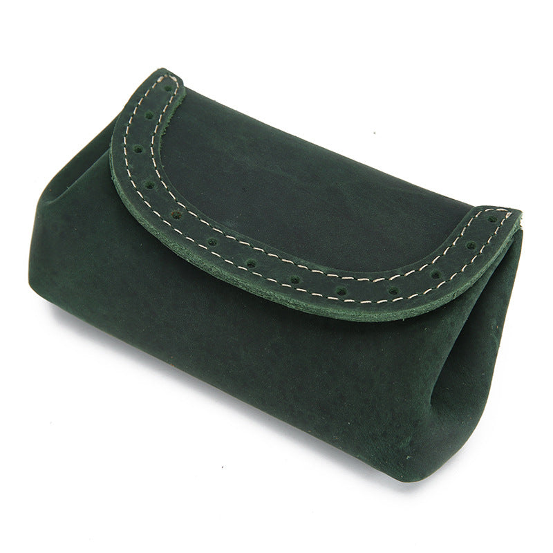 Handmade leather wallet | Full Grain Leather Vintage Purse | Short Wallet small vintage card wallet Coin Pouch for women Handmade