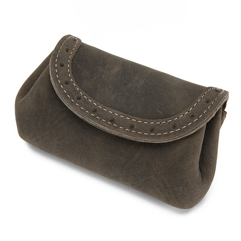 Handmade leather wallet | Full Grain Leather Vintage Purse | Short Wallet small vintage card wallet Coin Pouch for women Handmade