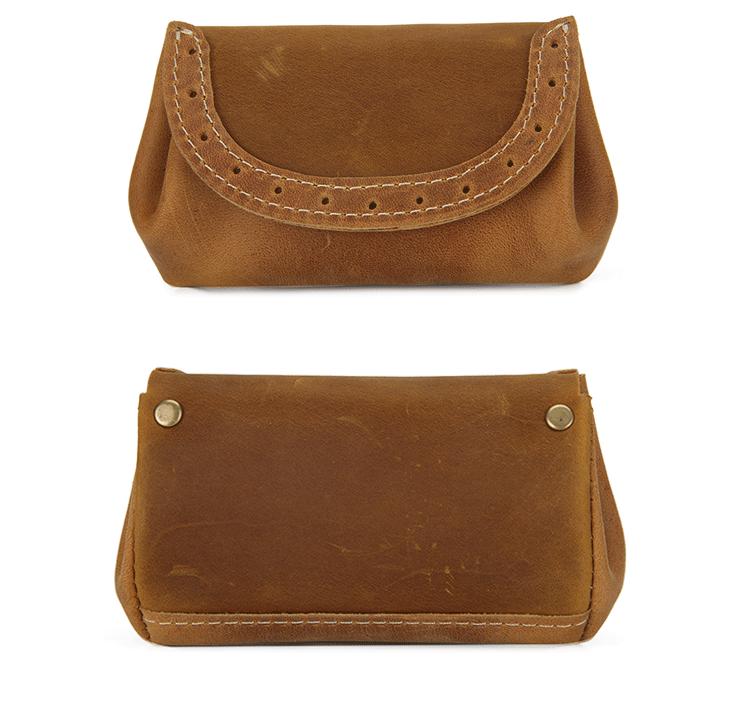 Handmade leather wallet | Full Grain Leather Vintage Purse | Short Wallet small vintage card wallet Coin Pouch for women Handmade