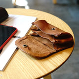 Handmade leather wallet | Full Grain Leather Vintage Purse | Short Wallet small vintage card wallet Coin Pouch for women Handmade