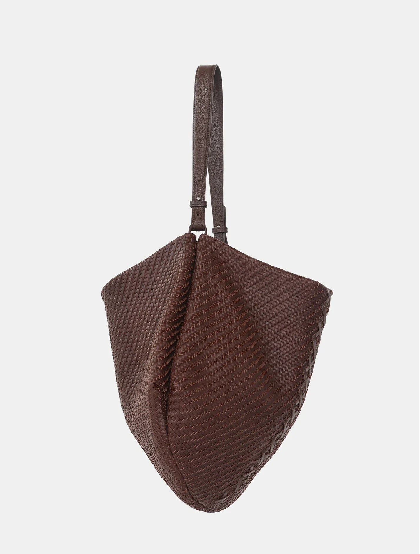 Handwoven Full Grain Leather Hobo Bag | Slouchy Large Shoulder Tote