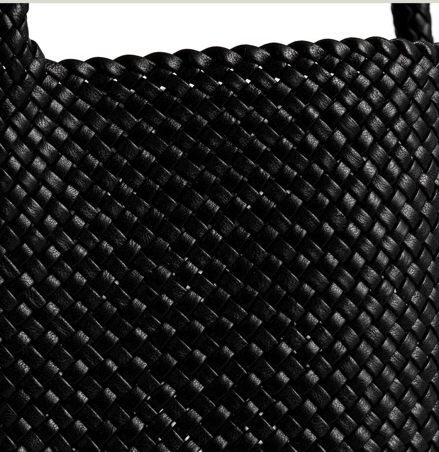 Handwoven Lambskin Leather Bucket Bag, Luxury Intrecciato Shoulder/Hobo Bag | All-Leather Interior & Exterior