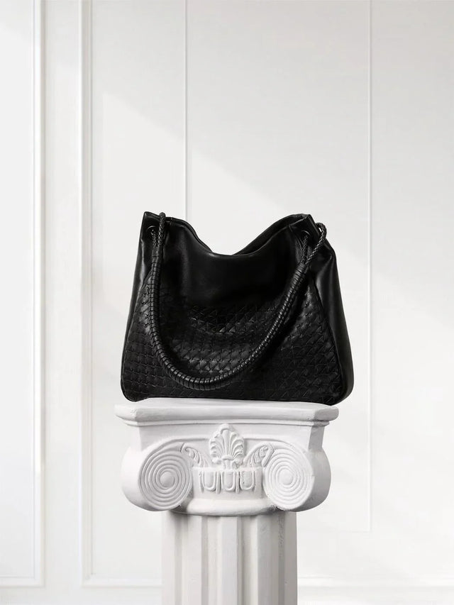 One Shoulder Commuter Tote Premium Leather