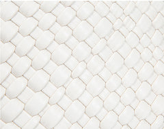 Handwoven Vegan Leather Mini Bucket Bag, Leather Basket Handbag + Crossbody Chain (20+ Colours)