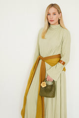 Handwoven Vegan Leather Mini Bucket Bag, Leather Basket Handbag + Crossbody Chain (20+ Colours)