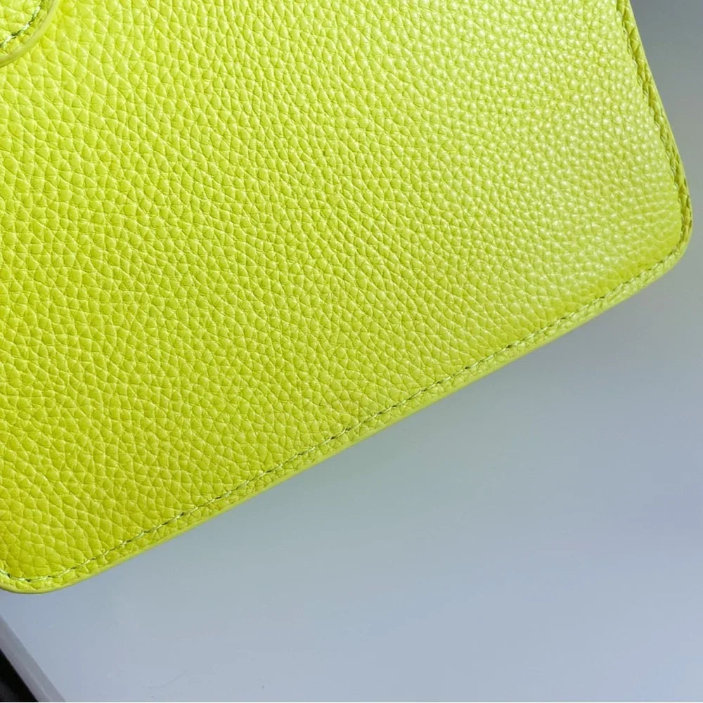 Italian Grain Leather Micro Pixie Bag – Compact Square Mini Handbag | Velvet Lining, Hidden Zip, Detachable Crossbody Strap