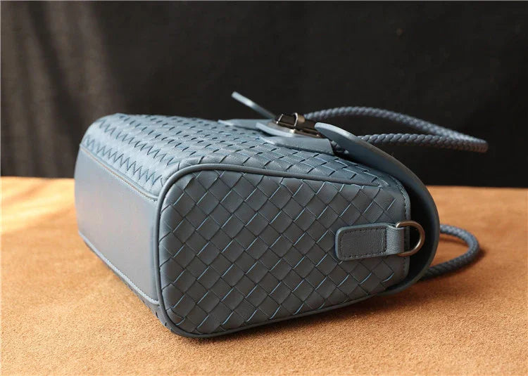 Lambskin Leather Shoulder Bag Handwoven, Small Designer Bag,  Woven Purse Women Classic bag Crossbody Luxury Bag, Birthday Gift For Her