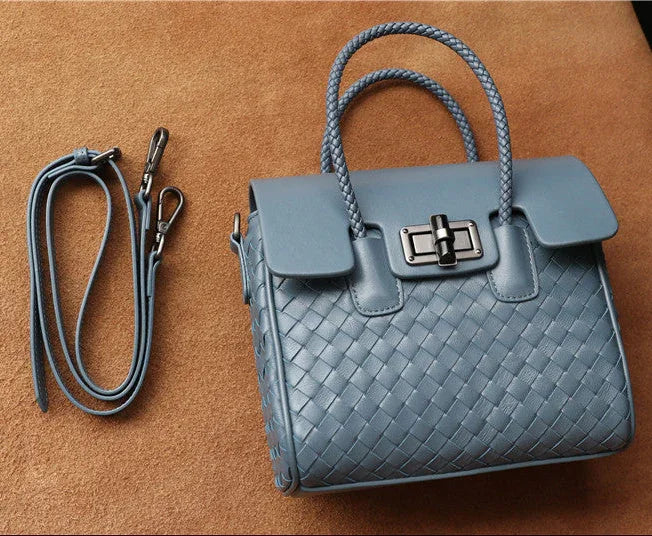 Lambskin Leather Shoulder Bag Handwoven, Small Designer Bag,  Woven Purse Women Classic bag Crossbody Luxury Bag, Birthday Gift For Her