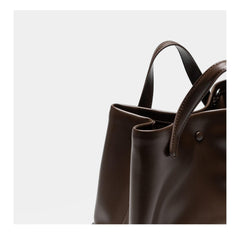 Large Genuine Leather Women's Crossbody Bag | Versatile Commuter Tote Bag | Luxury Designer Bag
