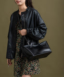 Large Genuine Leather Women's Crossbody Bag | Versatile Commuter Tote Bag | Luxury Designer Bag