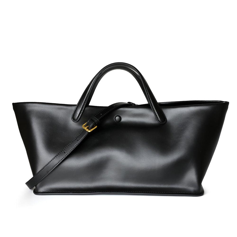 Large Genuine Leather Women's Crossbody Bag | Versatile Commuter Tote Bag | Luxury Designer Bag - Image 2