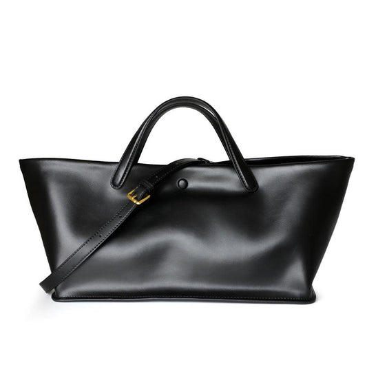 Large Genuine Leather Women's Crossbody Bag | Versatile Commuter Tote Bag | Luxury Designer Bag