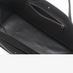 Large Genuine Leather Women's Tote | Versatile Commuter Crossbody Tote | Luxury Designer Bag