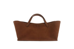 Large Genuine Leather Women's Tote | Versatile Commuter Crossbody Tote | Luxury Designer Bag