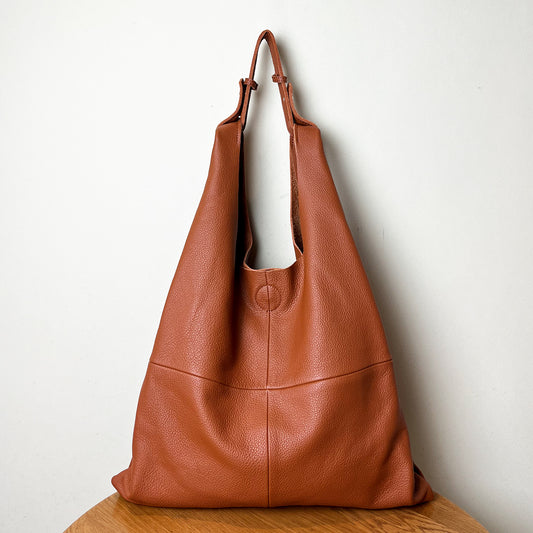 Large Handcrafted Leather Tote Bag Soft Leather Shopping Bag Weekender Bag, Large Handbag, Woman leather tote, Woman shoulder bag, Gift for her