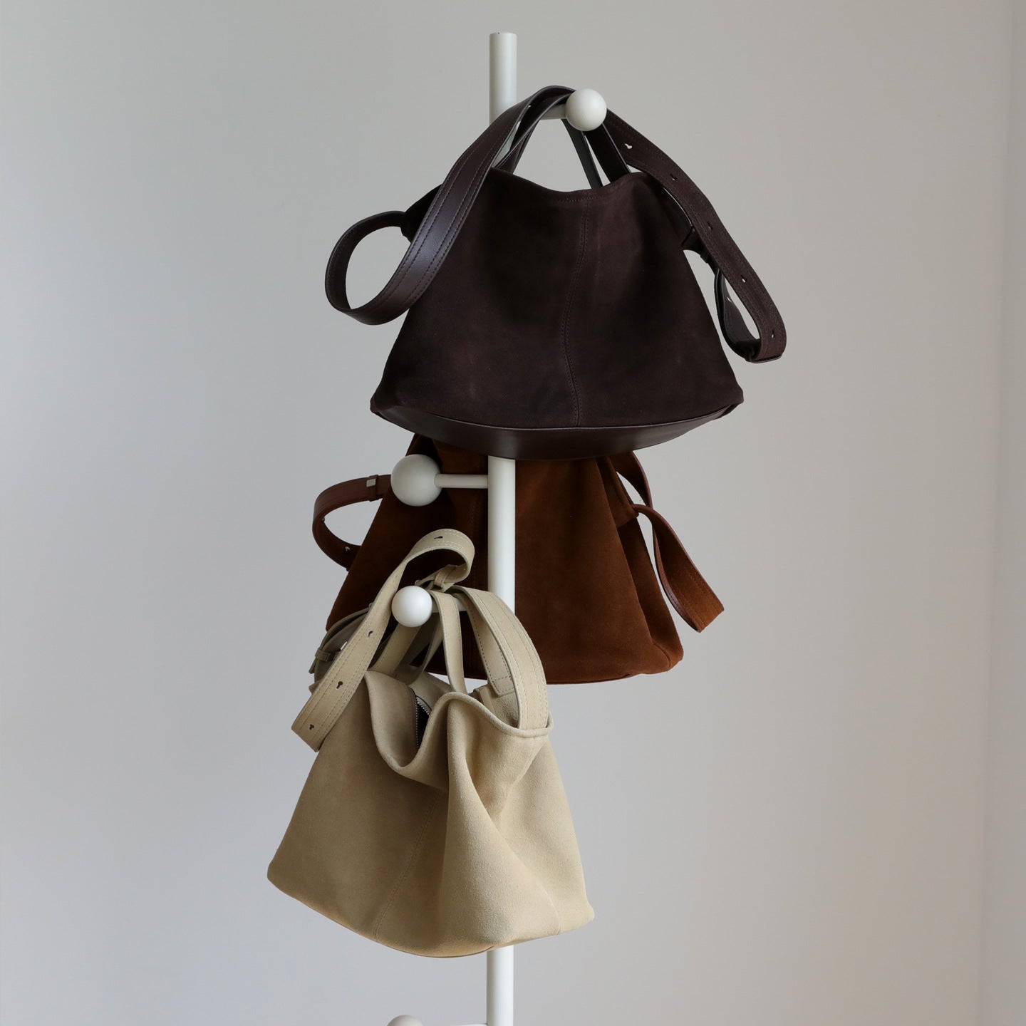 Large Suede Hobo Bag for Women | Slouchy Autumn/Winter Shoulder Bag & Crossbody