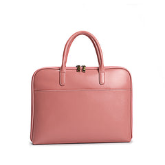 Leather briefcase women - Leather laptop bag women - 14 inch laptop bag - Office bag women - Slim leather briefcase - Convertible laptop bag
