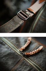 Lightweight Men's Soft Full-Grain Leather Travel Bag, Handmade Durable Cowhide Crossbody, Large Gym Bag, Weekender & Laptop Shoulder Bag