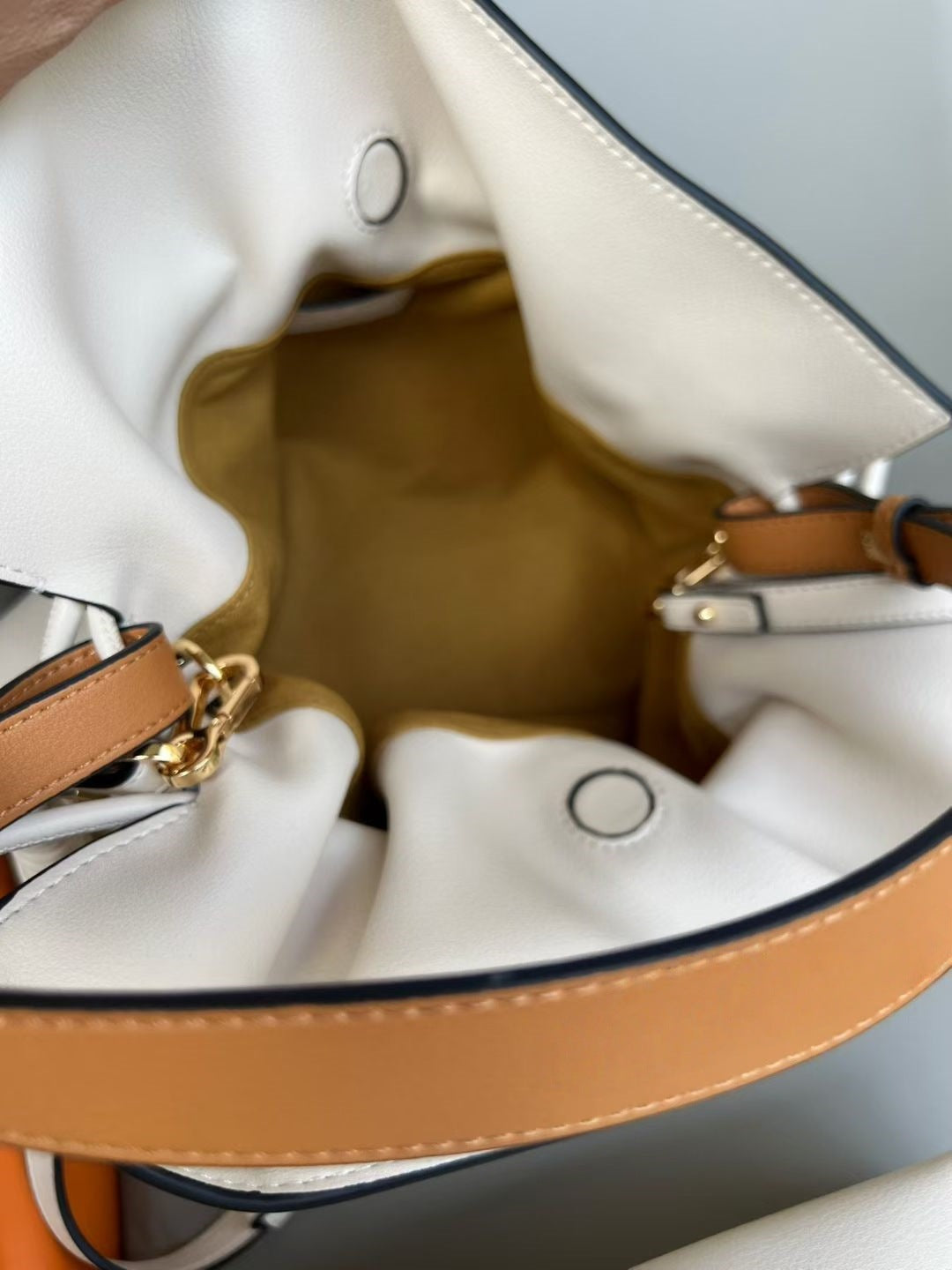 Luxurious Minimalist Soft Calfskin Bucket Bag | Shoulder Bag and Crossbody Bag for Women with Drawstring Closure