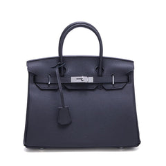 Luxury Classic Genuine Leather Bag Silver Tone, Must-have Leather Designer Bag, Shoulder Bag, Crossbody Bag, Gift For Her