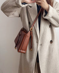 Luxury Cowhide Leather Hobo Bag | Soft Leather Shoulder & Crossbody Purse